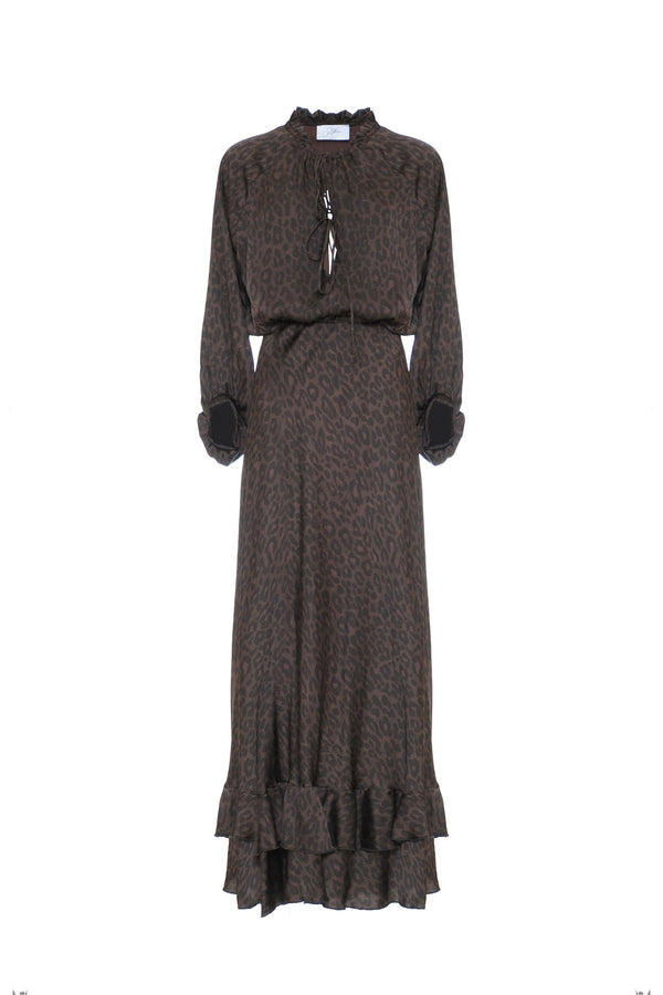 ABITO IN VISCOSA ANIMALIER - SO ALLURE
