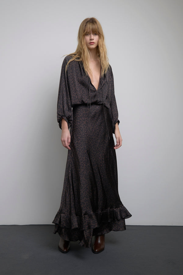 ABITO IN VISCOSA ANIMALIER - SO ALLURE