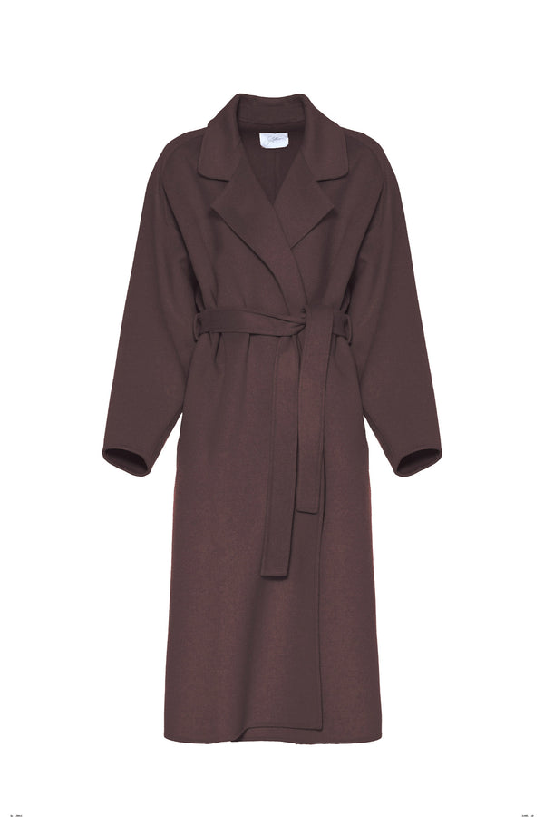 CAPPOTTO VESTAGLIA IN DRAP DI LANA - SO ALLURE