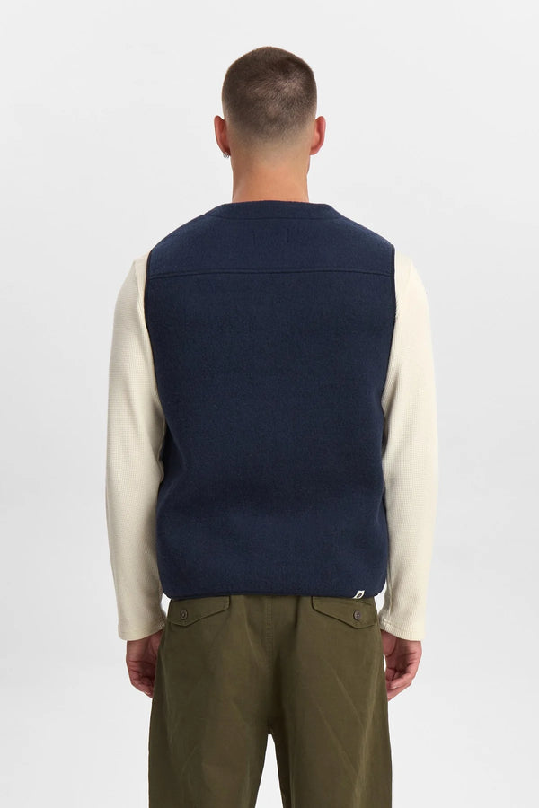 GILET IN LANA BOLLITA - ANERKJENDT
