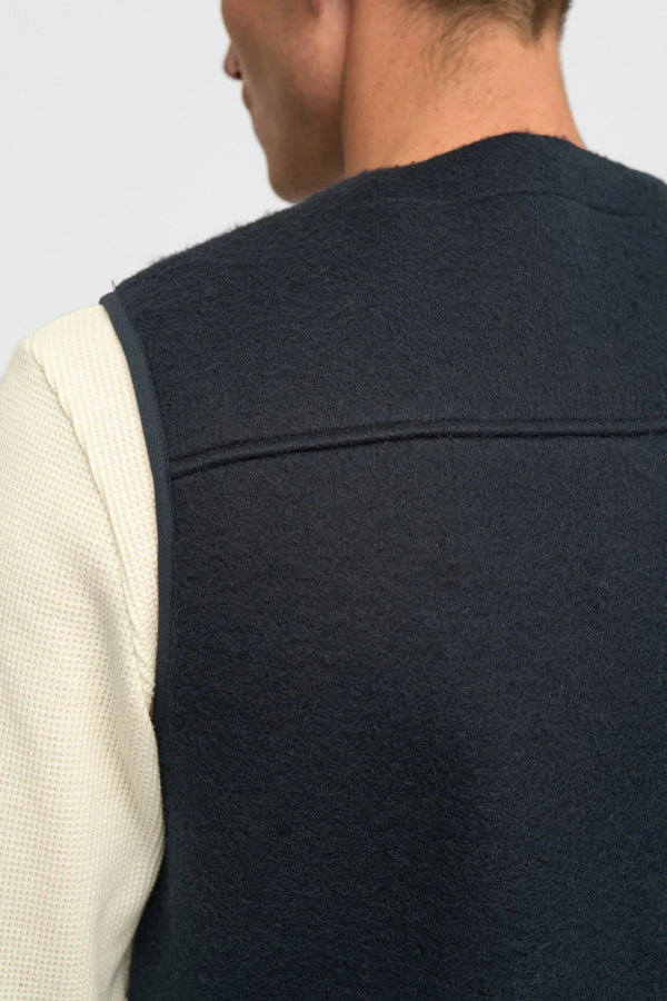 GILET IN LANA BOLLITA - ANERKJENDT
