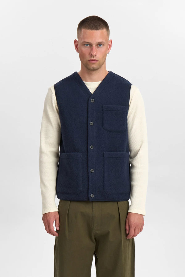 GILET IN LANA BOLLITA - ANERKJENDT