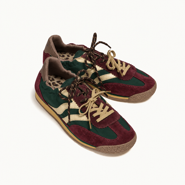 SNEAKERS UTAH  BURGUNDY - MRP