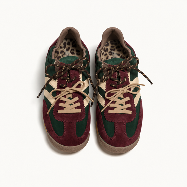 SNEAKERS UTAH  BURGUNDY - MRP