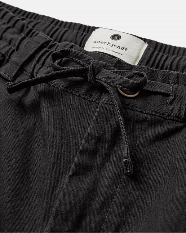 PANTALONI ELA IN COTONE CON PIEGHE AKJAN - ANERKJENDT