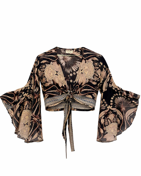 CAMICIA NODO CON MAXI MANICA - PAHIESA