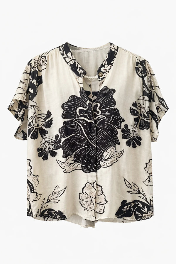 CAMICIA COREANA FLOREALE - PAHIESA