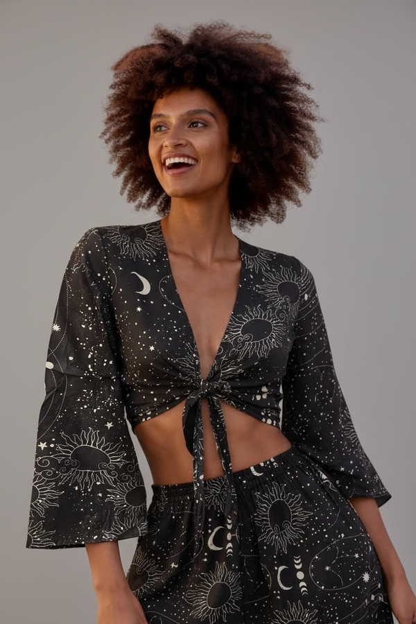 CAMICIA NODO  SOLE E LUNA - PAHIESA