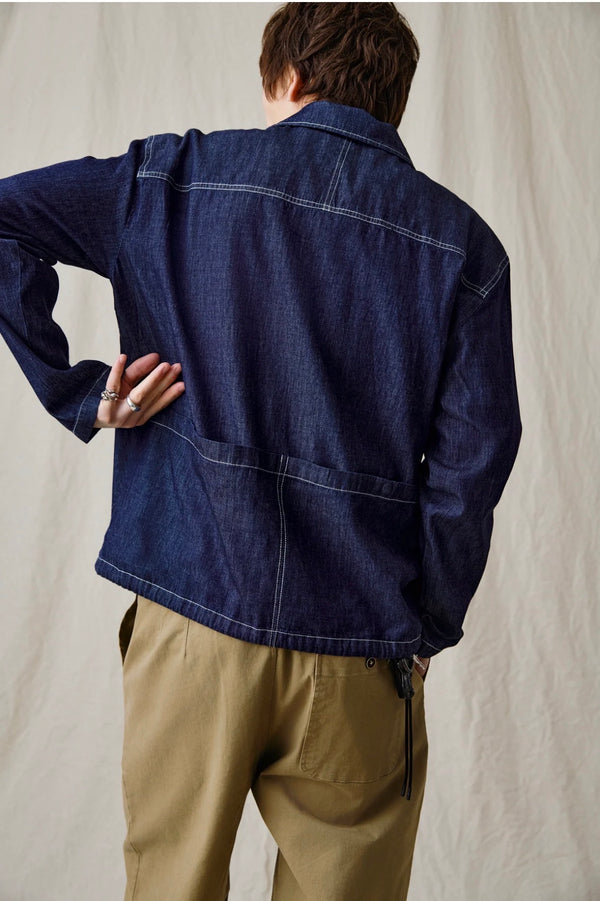 AKOTTO CHAMBRAY OVERSHIRT - ANERKJENDT