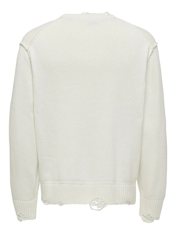 MAGLIA CON ROTTURE - ONLY&SONS