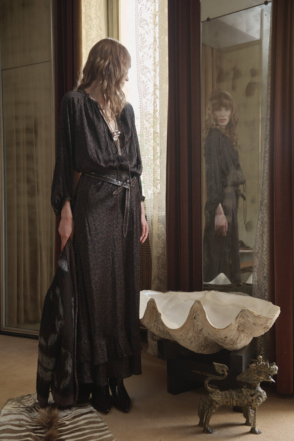 ABITO IN VISCOSA ANIMALIER - SO ALLURE