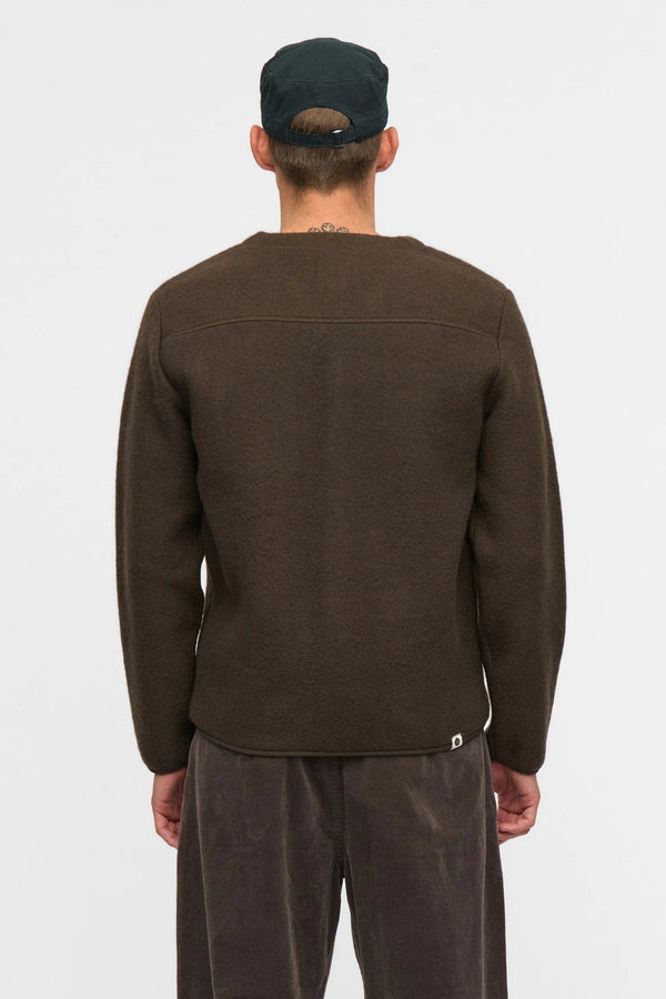 CARDIGAN IN LANA BOLLITA - ANERKJENDT