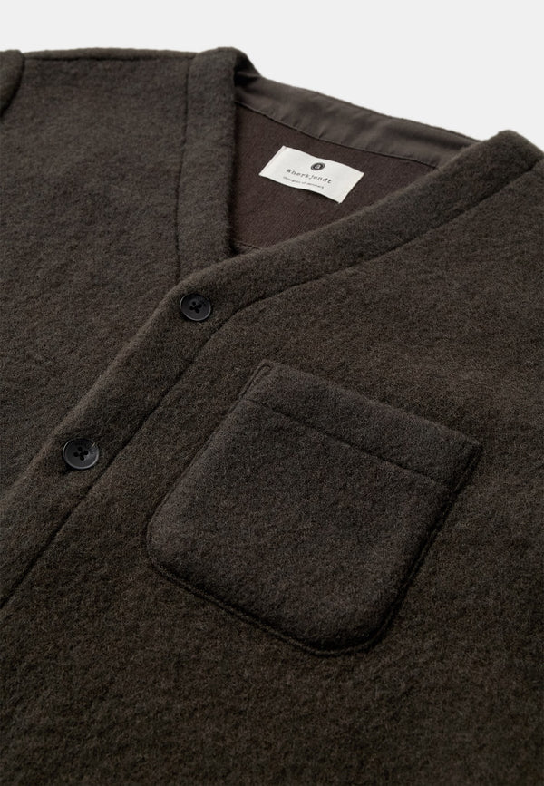 CARDIGAN IN LANA BOLLITA - ANERKJENDT