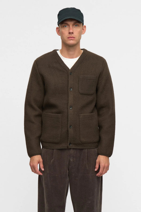 CARDIGAN IN LANA BOLLITA - ANERKJENDT