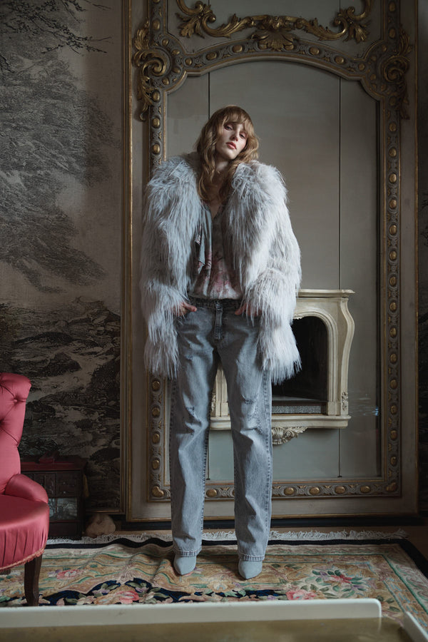 BLUSA IN VISCOSA CON STAMPA FLOREALE - SO ALLURE