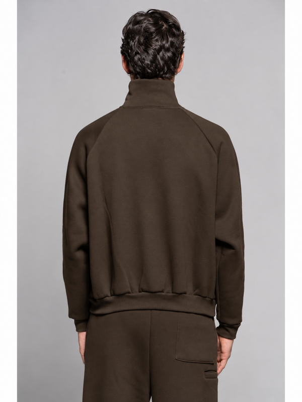 FELPA MEZZA ZIP - BL11