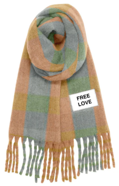 SCIARPA FREE LOVE - VERB TO BE