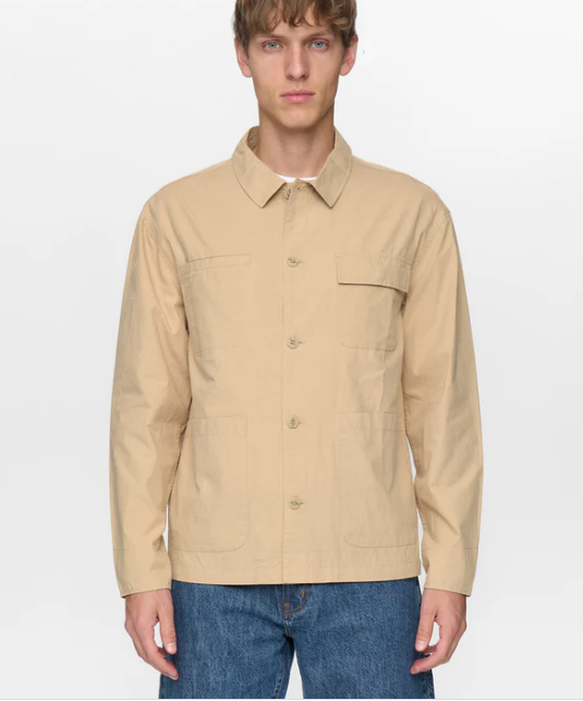 AKODIN COTTON POPLIN OVERSHIRT - ANERKJENDT