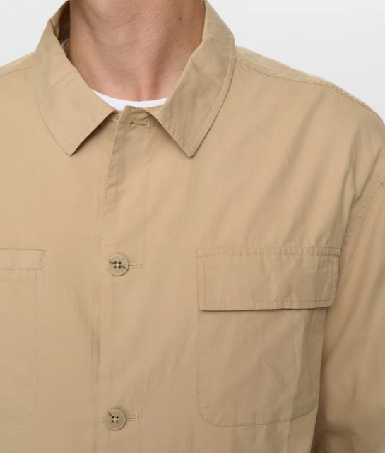 AKODIN COTTON POPLIN OVERSHIRT - ANERKJENDT