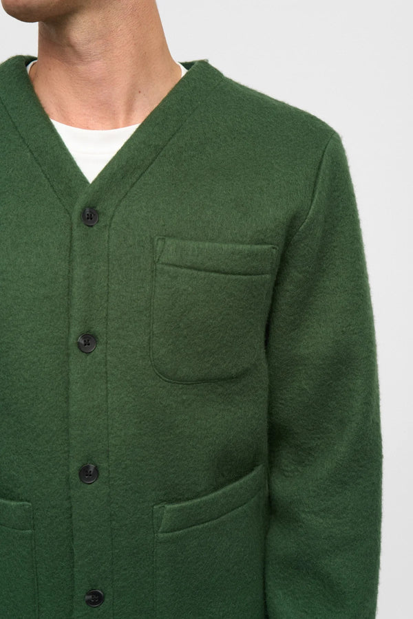 CARDIGAN IN LANA BOLLITA - ANERKJENDT