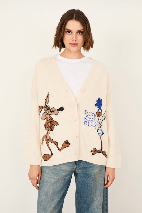 CARDIGAN BEEP BEEP - PHILIA LOFT