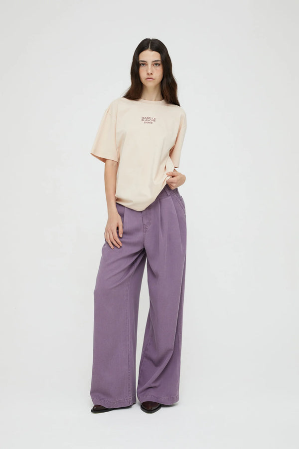 PANTALONE AMPIO IN DENIM - ISABELLE BLANCHE