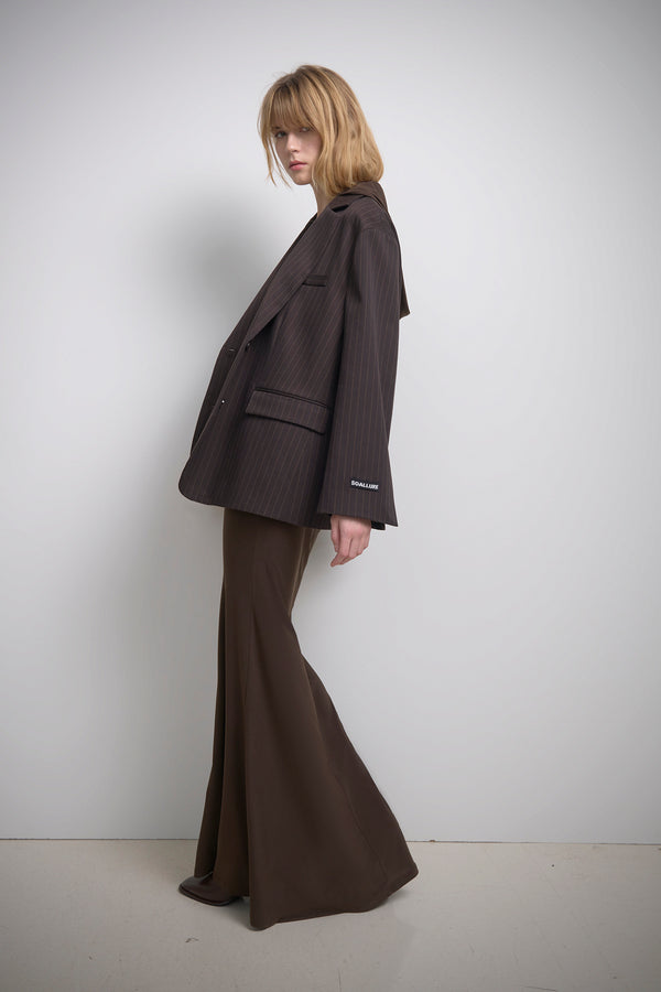 ABITO LUNGO CAPPUCCIO JERSEY UNITO - SO ALLURE