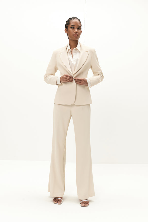 PANTALONE BASIC PALAZZO IN CREPE - SO ALLURE