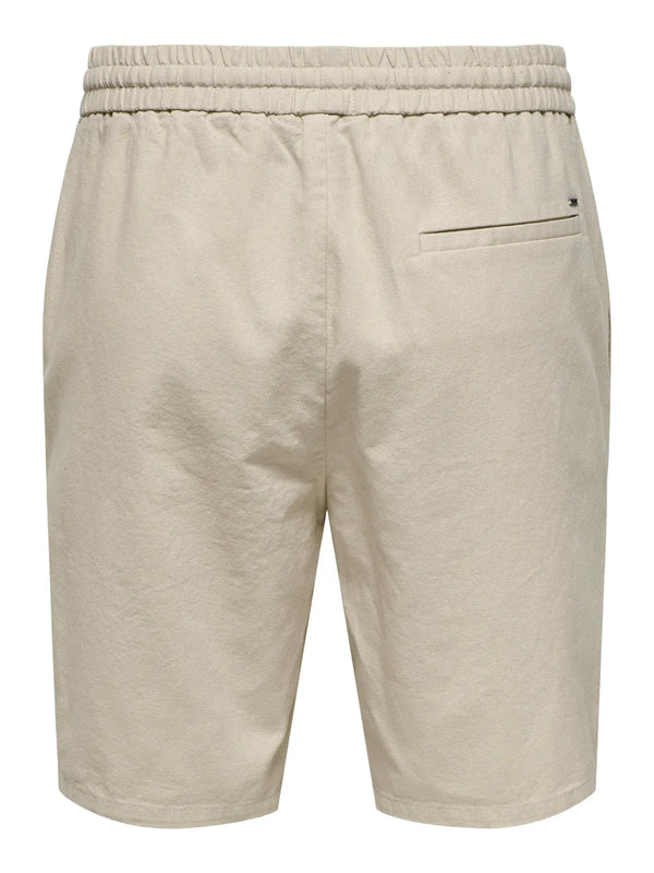 BERMUDA MISTO LINO - ONLY&SONS