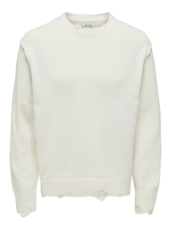 MAGLIA CON ROTTURE - ONLY&SONS