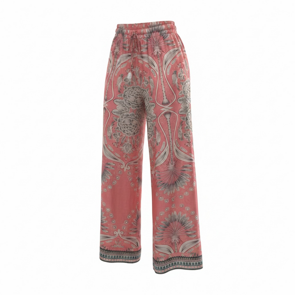 PANTALONE MODELLO PALAZZO IN FANTASIA - PAHIESA