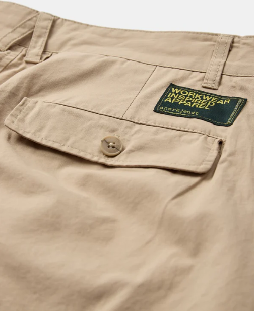 AKJAN COTTON POPLIN PANTS - ANERKJENDT