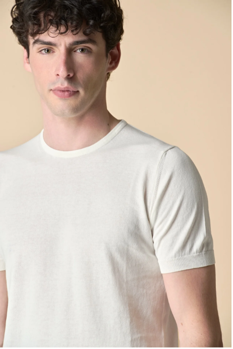 T-SHIRT IN MAGLIERIA PURO COTONE - V2