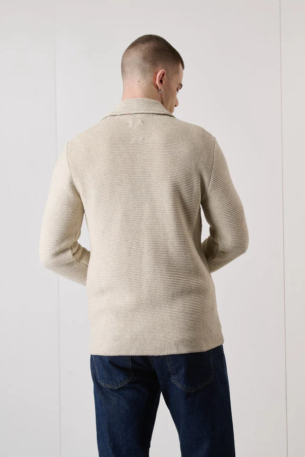 GIACCA MONOPETTO LINKS CON INTERNO COLLO E POCHETTE IN TESSUTO - V2