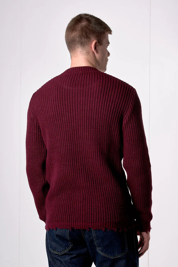 MAGLIONE GIROCOLLO CON STRAPPI - V2