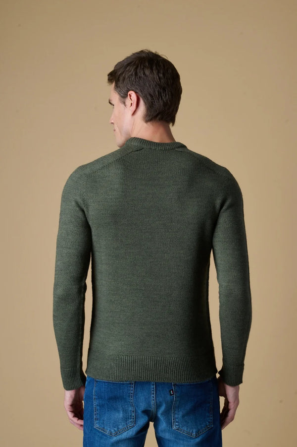 MAGLIONE CON RICAMI A X - V2