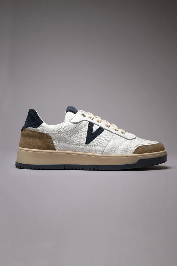 SNEAKERS COLLEGE CON INSERTI E SUOLA BICOLOR -V2