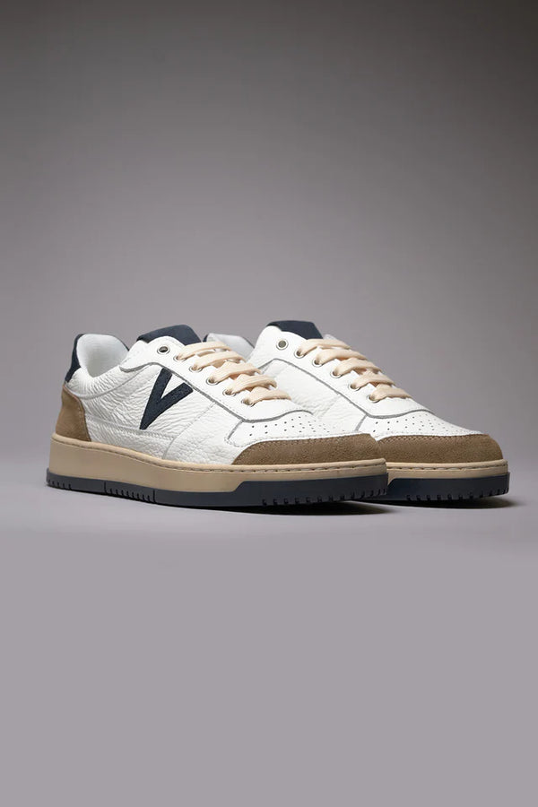 SNEAKERS COLLEGE CON INSERTI E SUOLA BICOLOR -V2