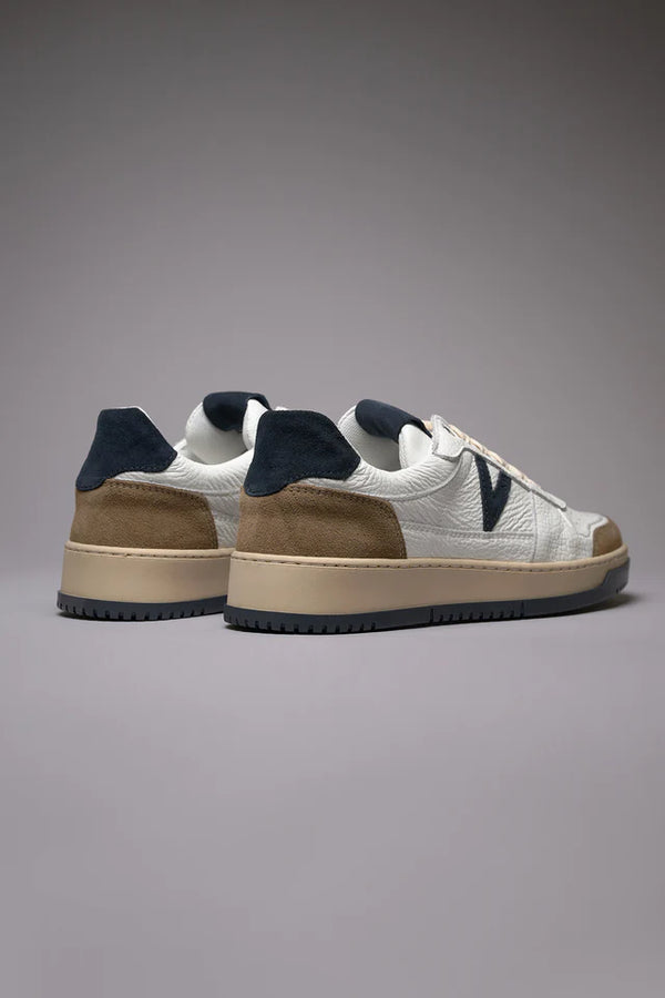 SNEAKERS COLLEGE CON INSERTI E SUOLA BICOLOR -V2