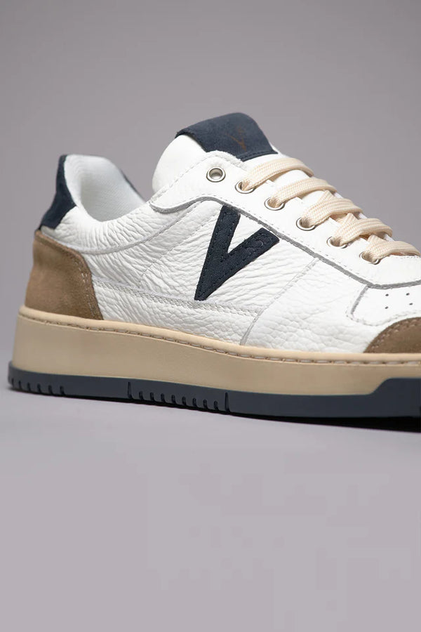 SNEAKERS COLLEGE CON INSERTI E SUOLA BICOLOR -V2