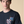 Carica l'immagine nel visualizzatore di Gallery, T-SHIRT BLU CON TASCHINO E PATCH RICAMATO IN TESSUTO - V2
