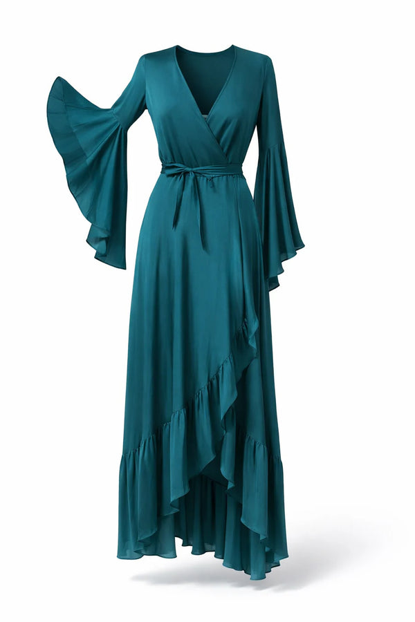ABITO KIMONO CON MANICA SVASATA - PAHIESA