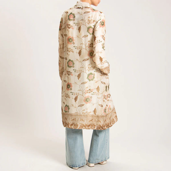 KIMONO LUNGO FLOREALE - WU'SIDE