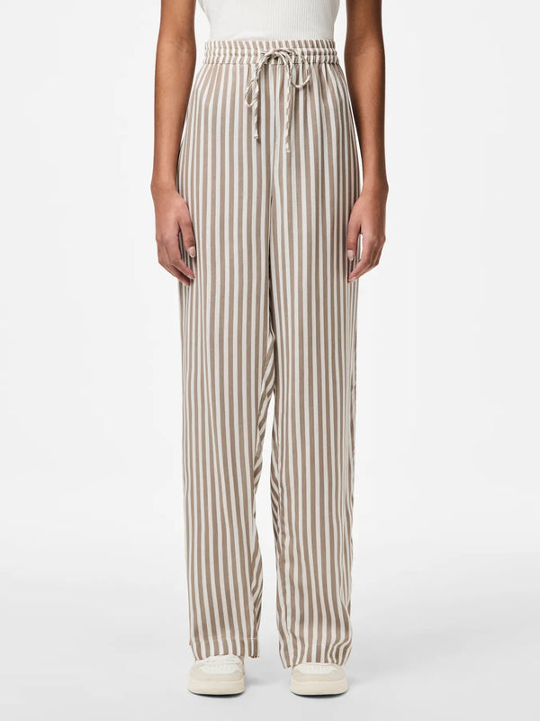 PANTALONE CON COULISSE A RIGHE - PIECES