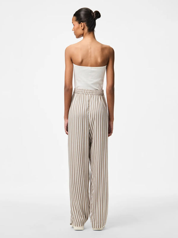 PANTALONE CON COULISSE A RIGHE - PIECES