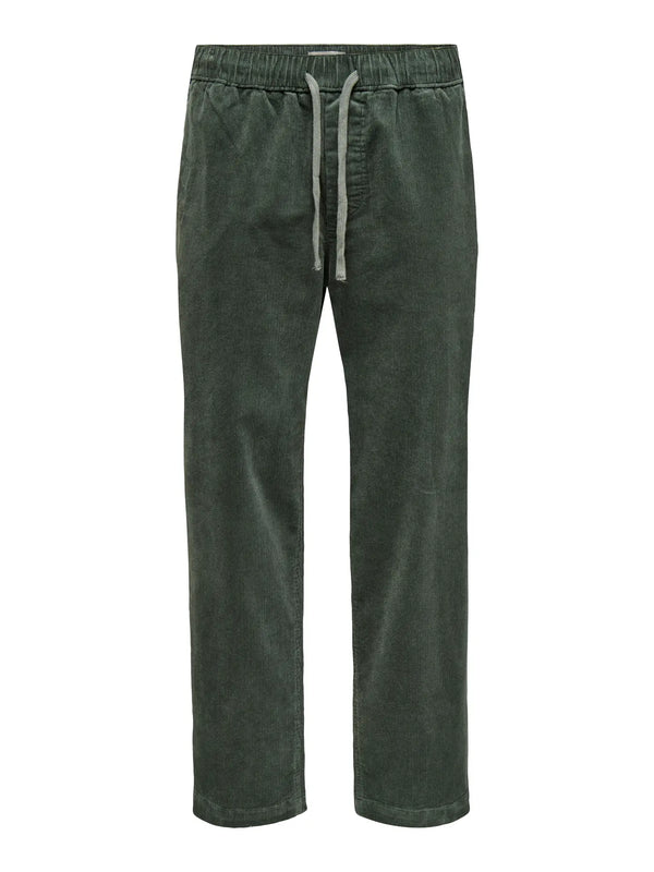 PANTALONI VELLUTO CON COULISSE - ONLY&SONS