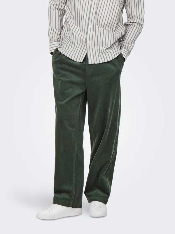 PANTALONI VELLUTO CON COULISSE - ONLY&SONS
