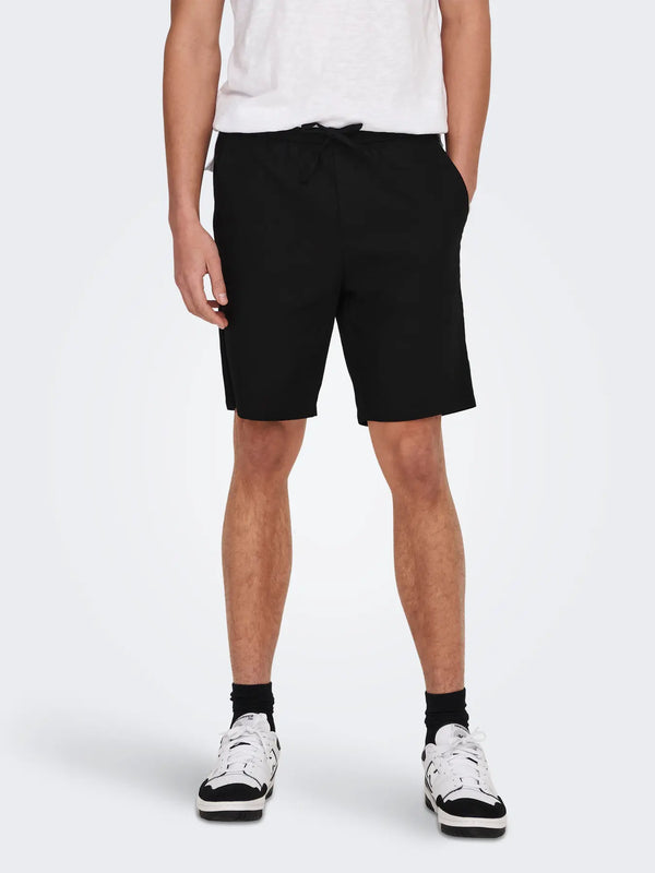BERMUDA MISTO LINO - ONLY&SONS