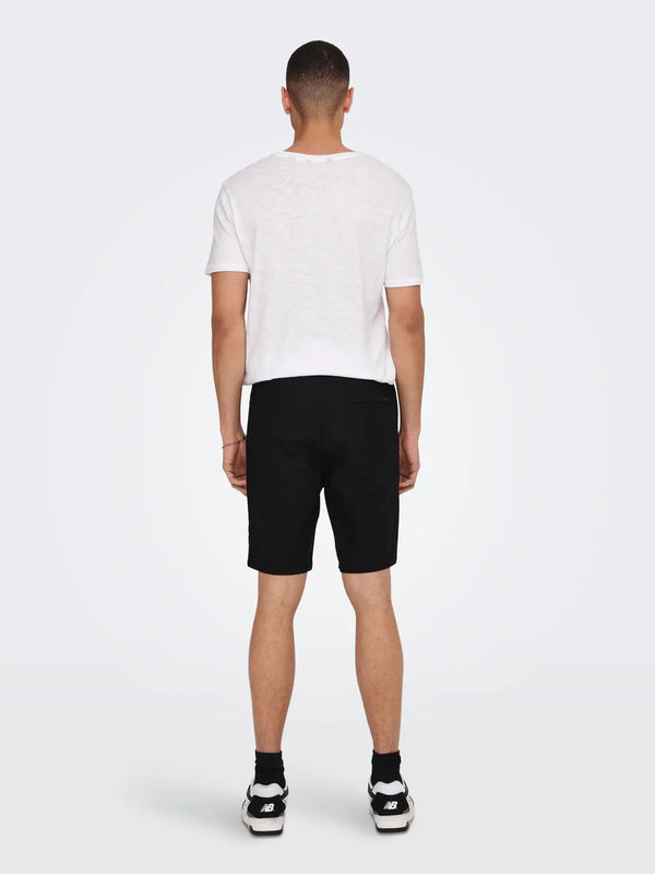BERMUDA MISTO LINO - ONLY&SONS