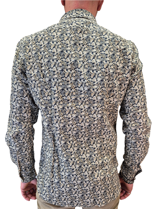 CAMICIA COLLO FRANCESE FLOREALE - ALLEY DOCKS